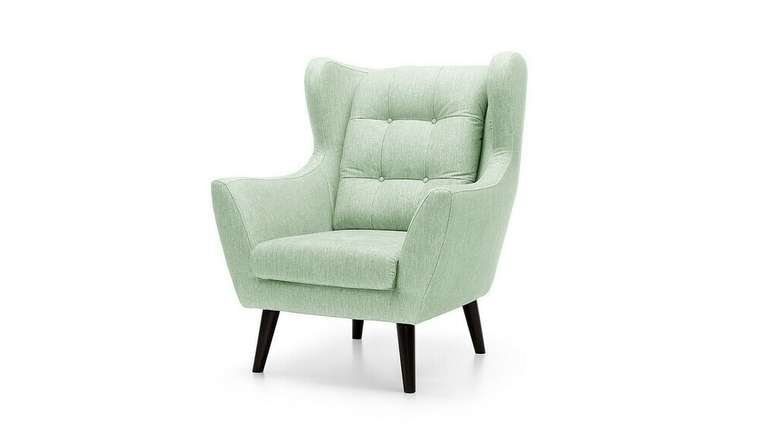 Кресло Ньюкасл светло-зеленого цвета