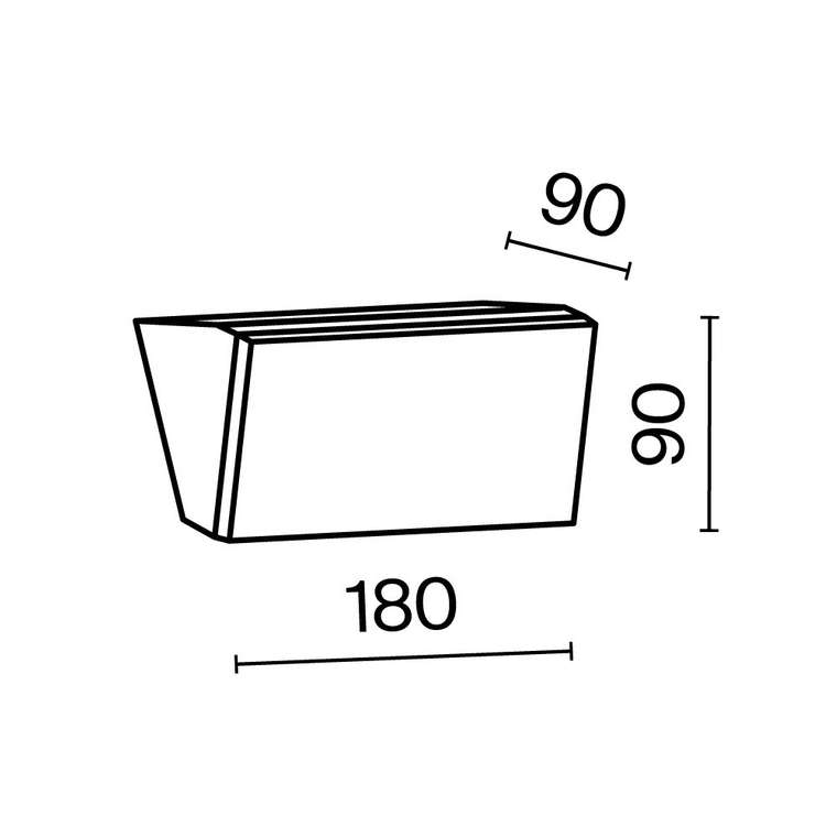 Настенный светильник (бра) Outdoor O436WL-L10GF3K Brick Outdoor