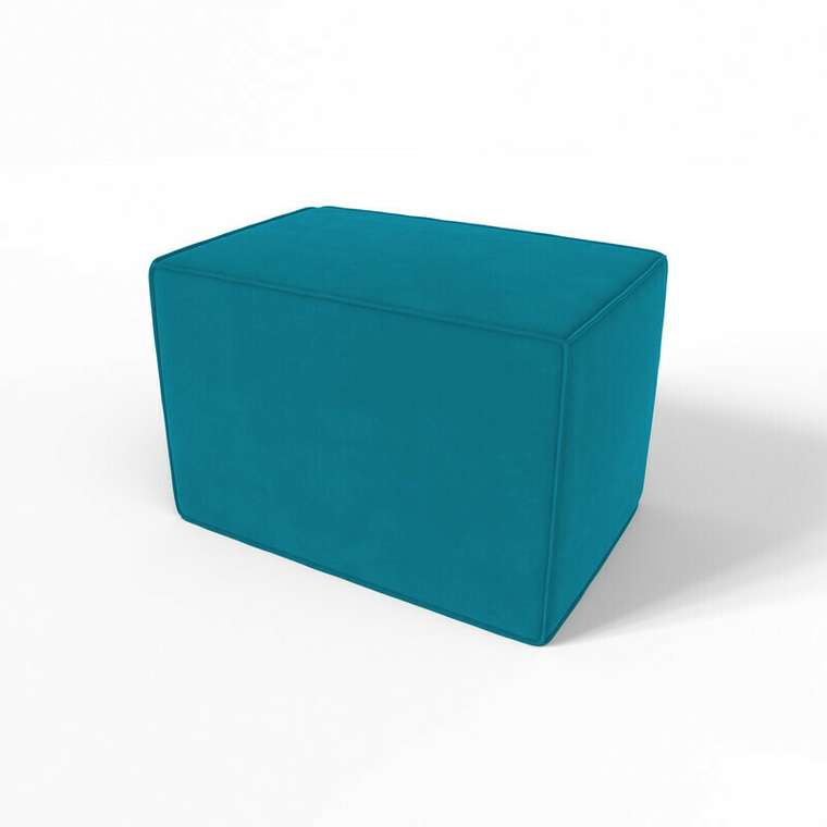 Банкетка Куб 60 синего цвета