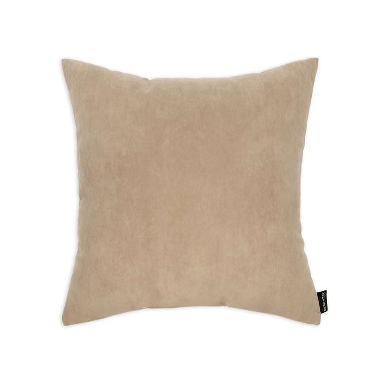 Декоративная подушка Ultra beige бежевого цвета