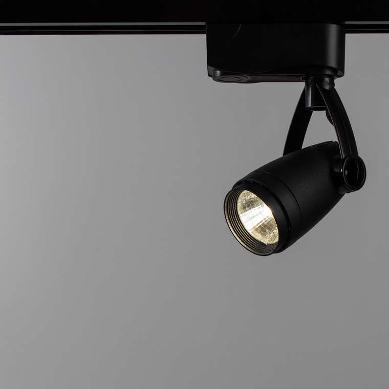 Трековый светодиодный светильник Track Lights черного цвета