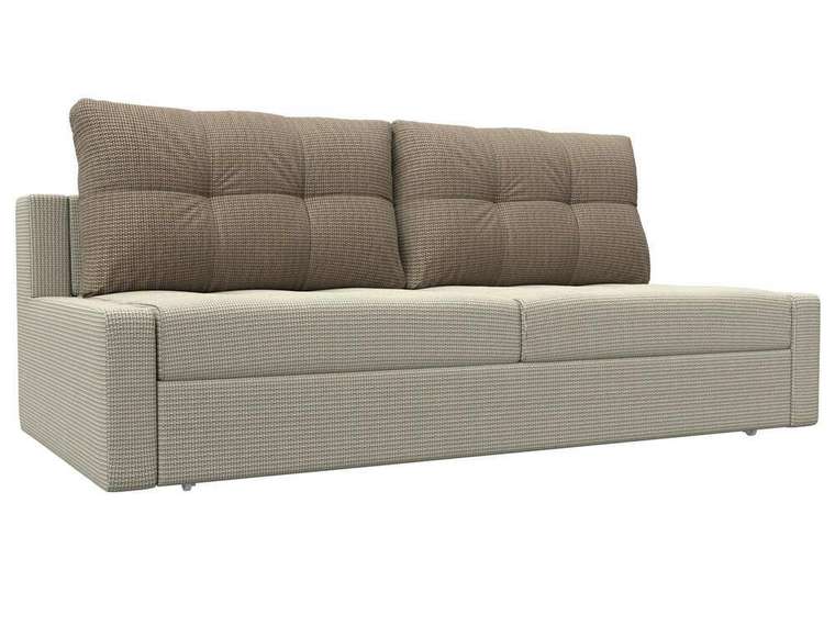 Прямой диван-кровать Мартин светло-коричневого цвета