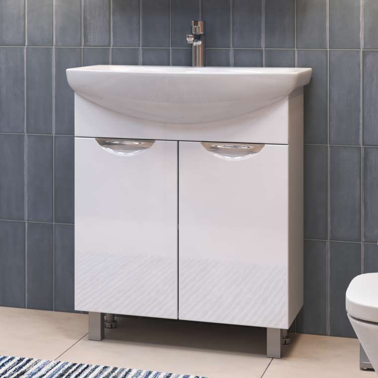 Тумба под раковину Каллао 70 белого цвета