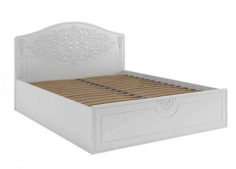 Кровать Ассоль 160х200 белого цвета с подъемным механизмом