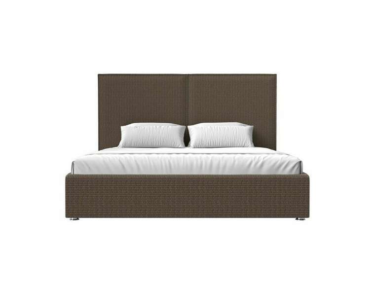 Кровать Аура 180х200 бежево-коричневого цвета с подъемным механизмом