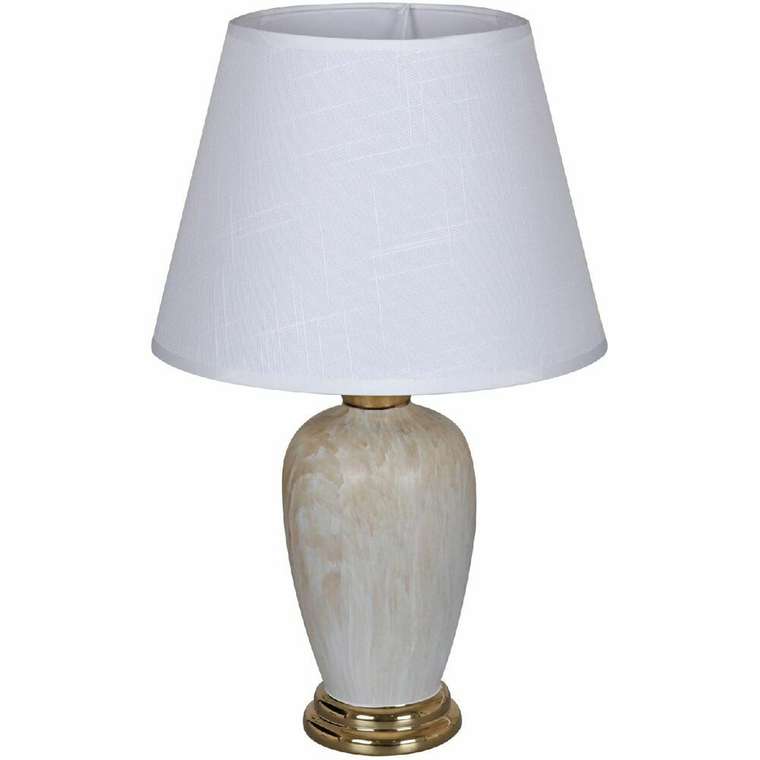 Настольная лампа 30276-0.7-01 (ткань, цвет белый)