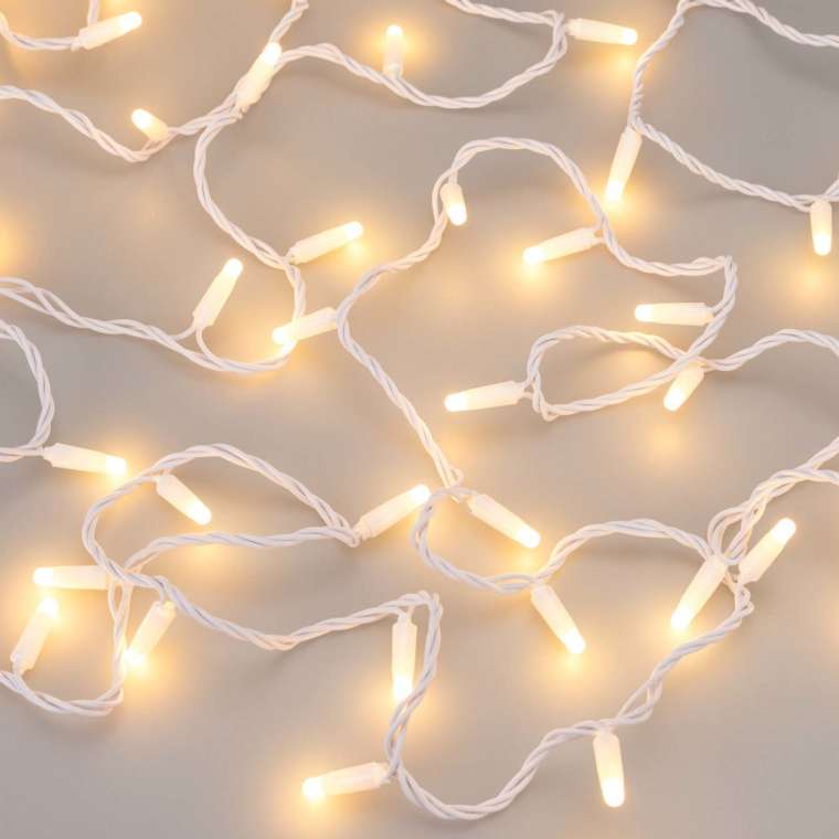 Светодиодная гирлянда ARD-STRING-CLASSIC-10000-WHITE-100LED-MILK-PULSE Warm (230V, 7W) (Ardecoled, IP65) 031646