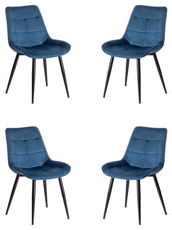 Комплект из четырех стульев Abruzzo сиенго цвета