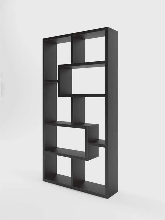 Стеллаж Glazgo темно-коричневого цвета