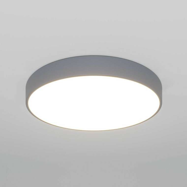 Потолочный светильник Entire 80 бело-серого цвета