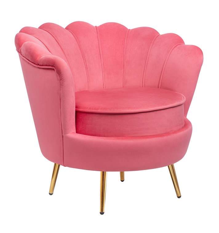 Кресло Pearl красного цвета