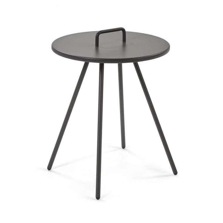 Кофейный столик Accost из металла серого цвета