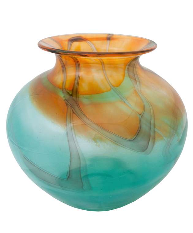 Настольная ваза Alice Round Glass Vase из стекла