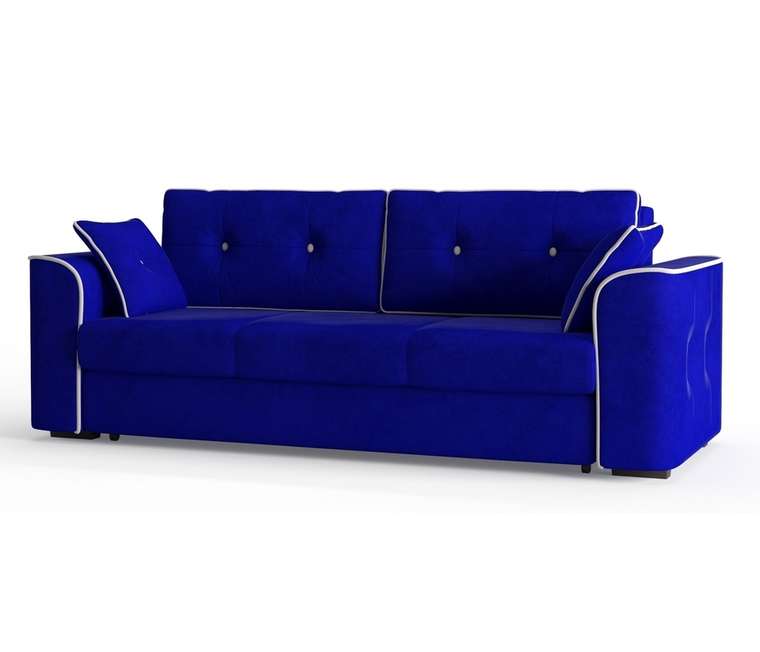 Диван-кровать Нордленд в обивке из велюра Zara синего цвета
