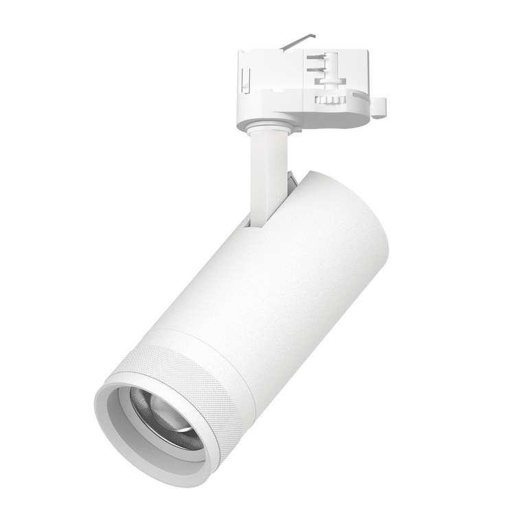 Светильник CANNO PRO д/треков QUATTRO LED 20W 1400LM 20-55G БЕЛЫЙ 2700-4200-6000К IP20 с адаптером (304206 + 594006)