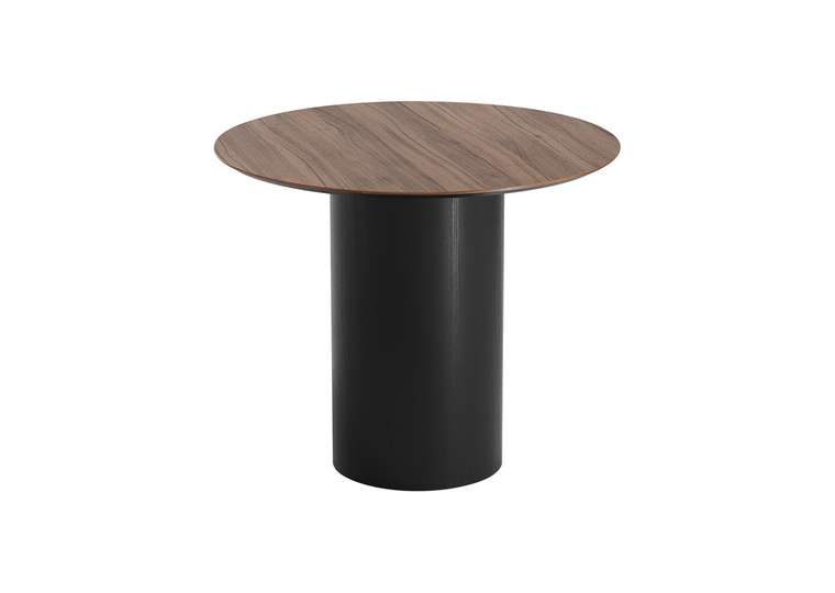 Стол обеденный Type D 90 чено-коричневого цвета