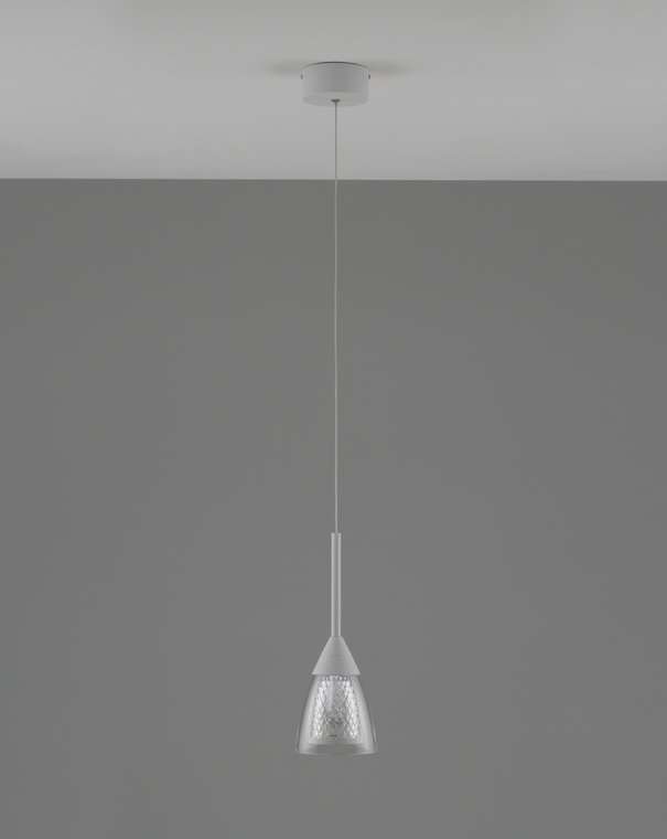 Подвесной светодиодный светильник Leina белого цвета