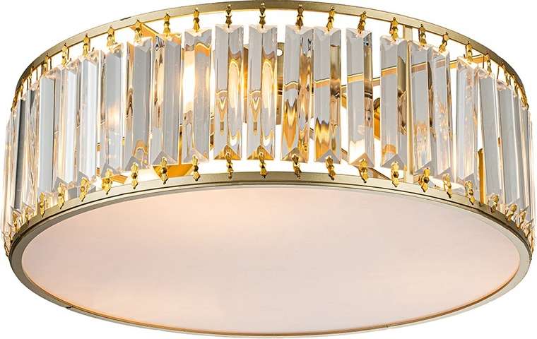 Потолочный светильник круглый Escada Unona 2116/3 E27*40W Gold