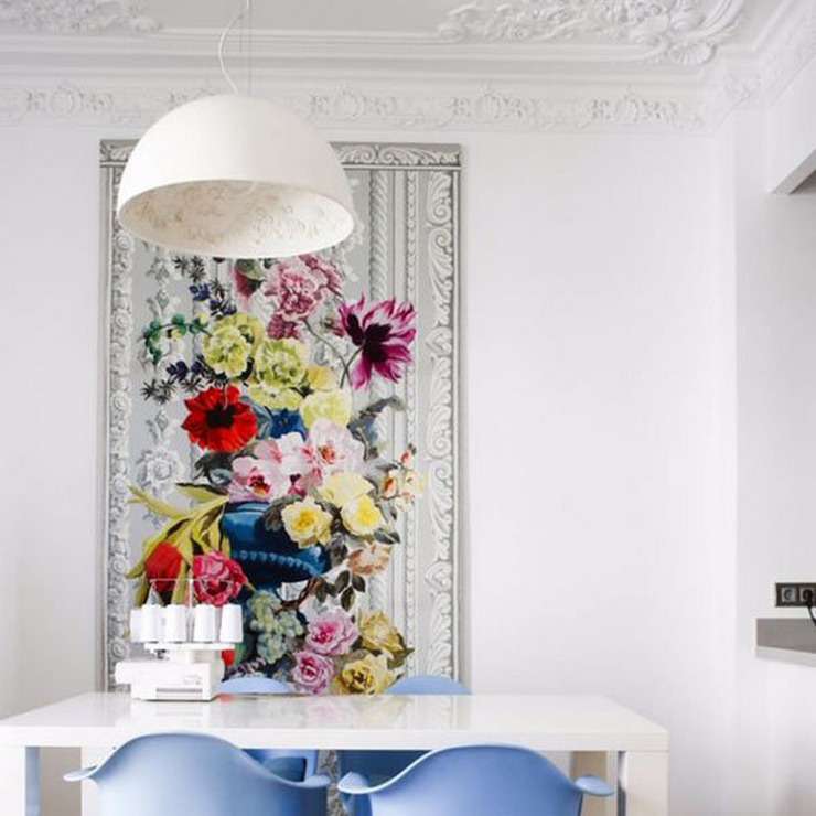 Люстра Skygarden White D40 в стиле Flos