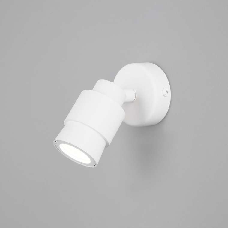 Настенный светодиодный светильник 20125/1 белый Plat