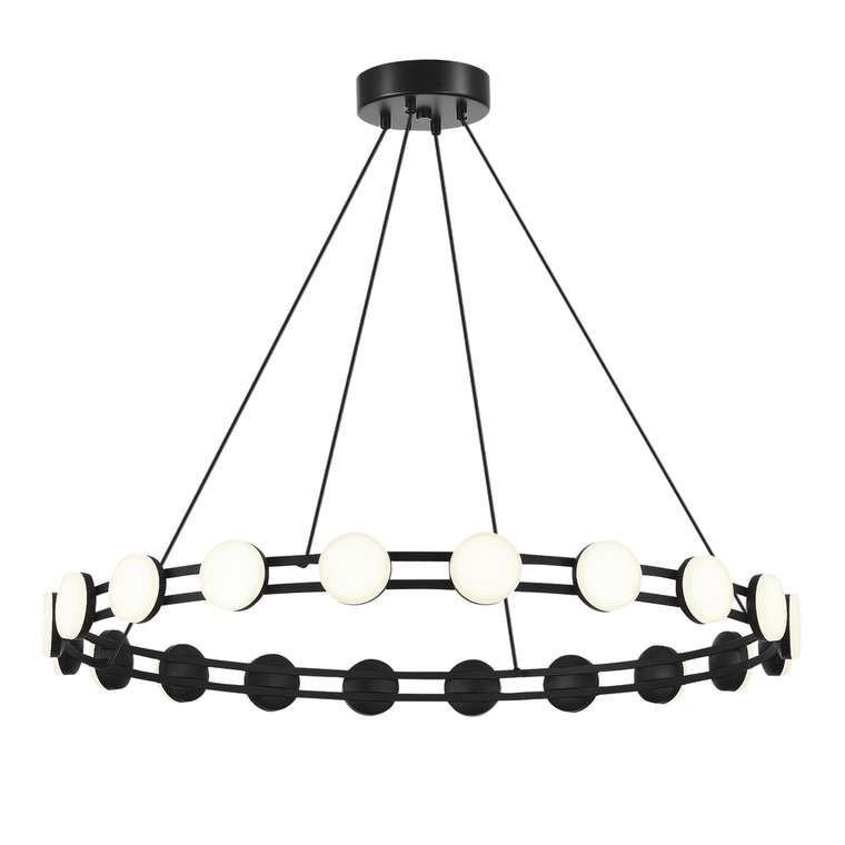 Светильник подвесной ST-Luce черный/белый LED 1*40W 4000K MONRO