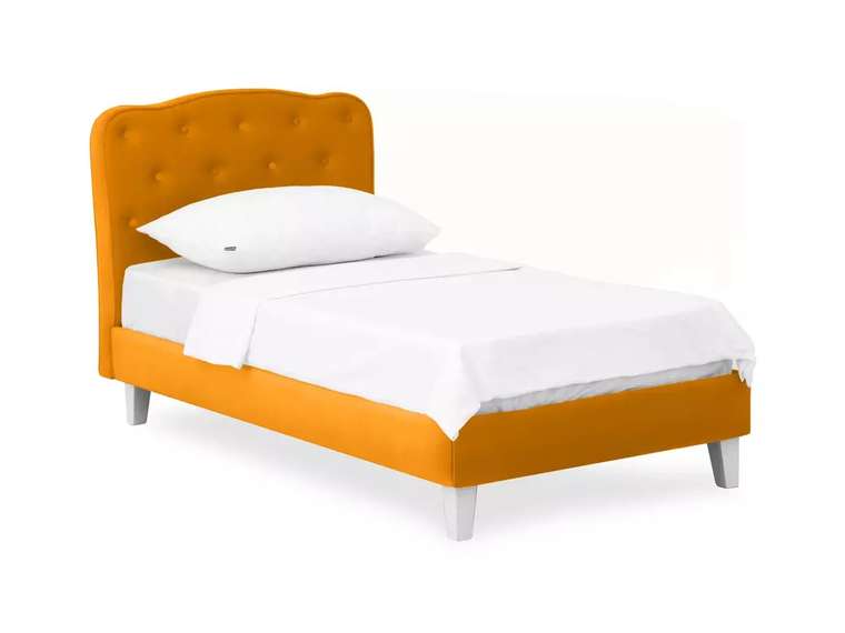 Кровать Candy 80х160 горчичного цвета