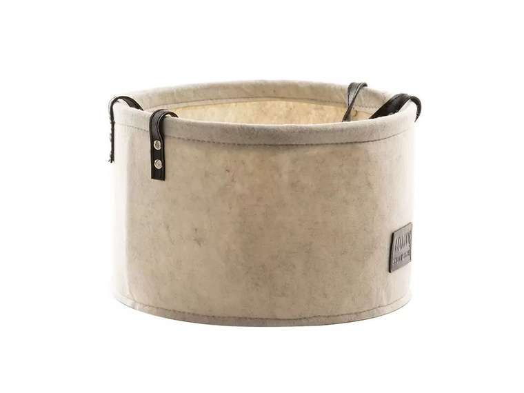 Корзина Todi Natura 18х28 бежевого цвета