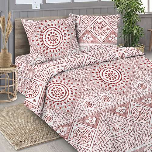 КПБ 'Традиция' дуэт, поплин, 100% хлопок, пл. 118 гр./кв.м., 'Узор комп.'