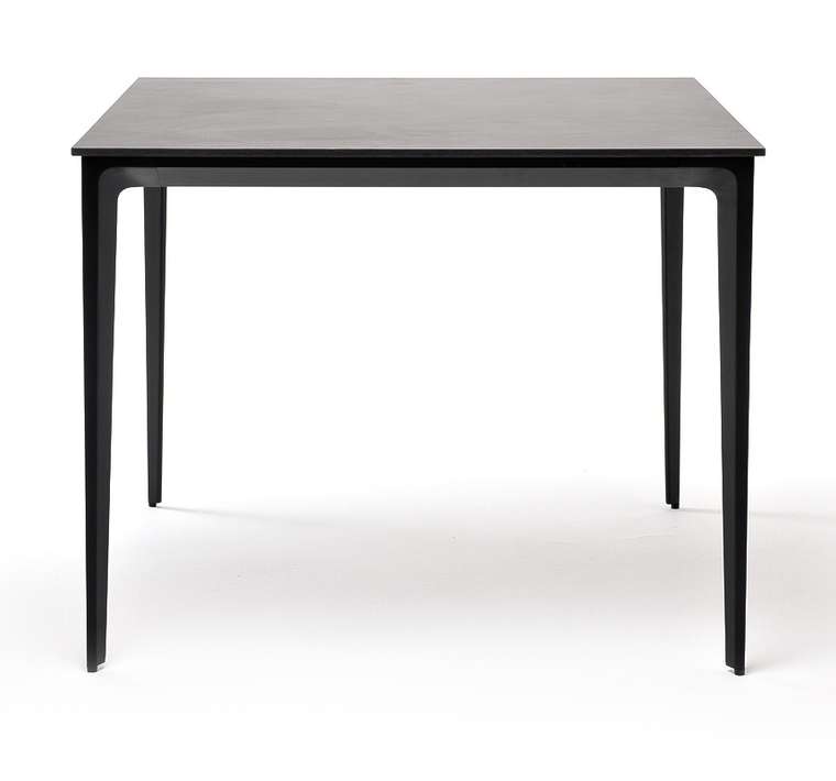 Обеденный стол Малага серо-черного цвета