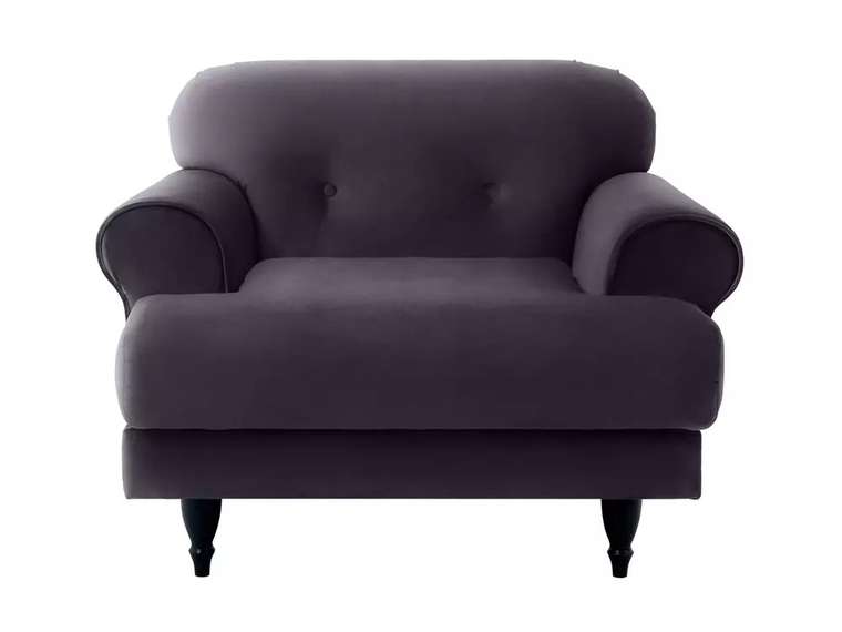 Кресло Italia темно-серого цвета с черными ножками