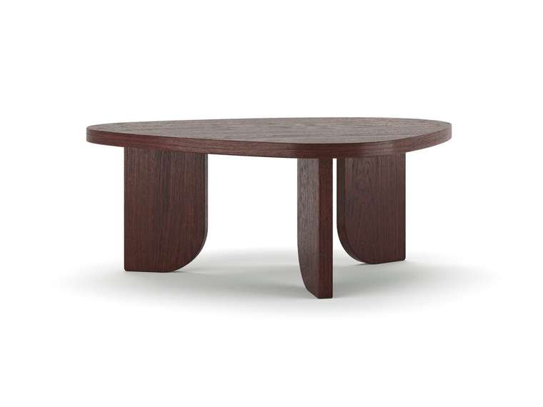 Журнальный стол Cobble L цвета бордо