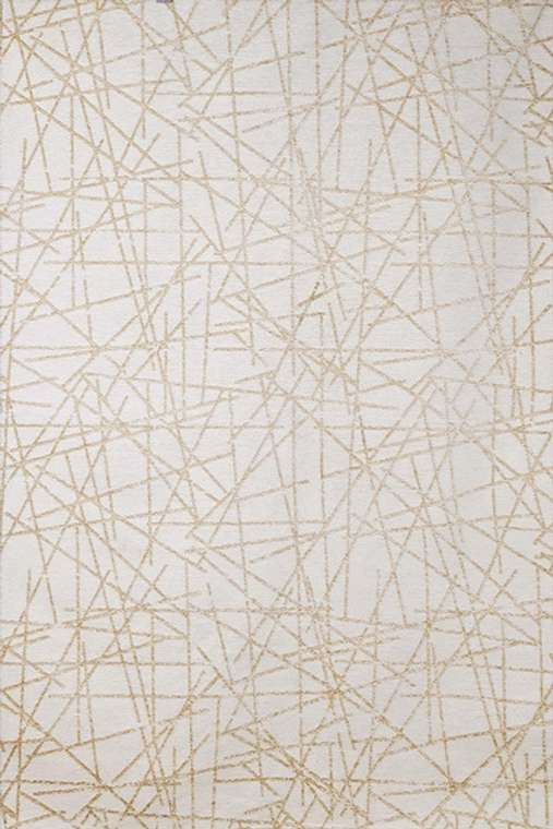 Ковер Lines 160x220 бежевого цвета