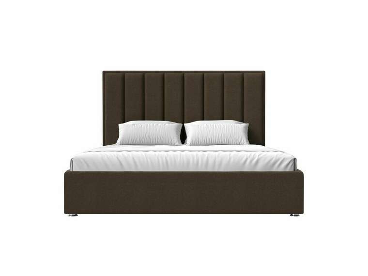 Кровать Афродита 180х200 коричневого цвета с подъемным механизмом