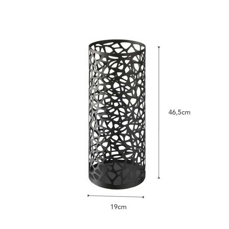 Подставка для зонтов Nest черного цвета