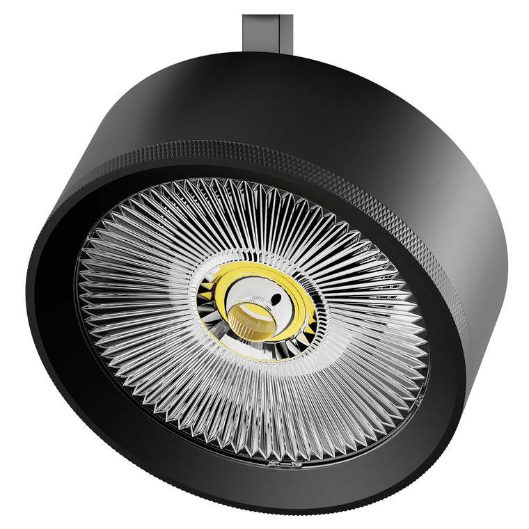 Светильник ALTA PRO для трековой системы Quattro LED 35W 3230LM 36G ЧЕРНЫЙ 3000K DIM
