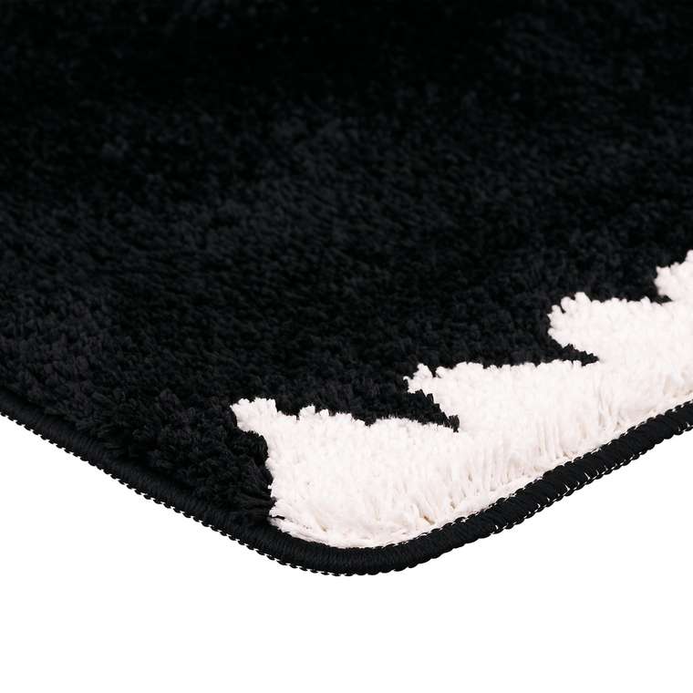 Мягкий коврик Irony для ванной 50х80 черного цвета