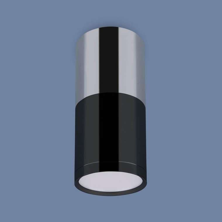 Накладной светодиодный светильник DLR028 6W 4200K хром/черный хром