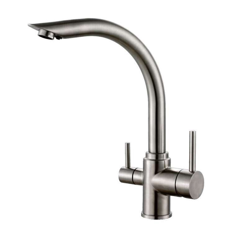 Смеситель для кухни Haiba HB70304, сталь