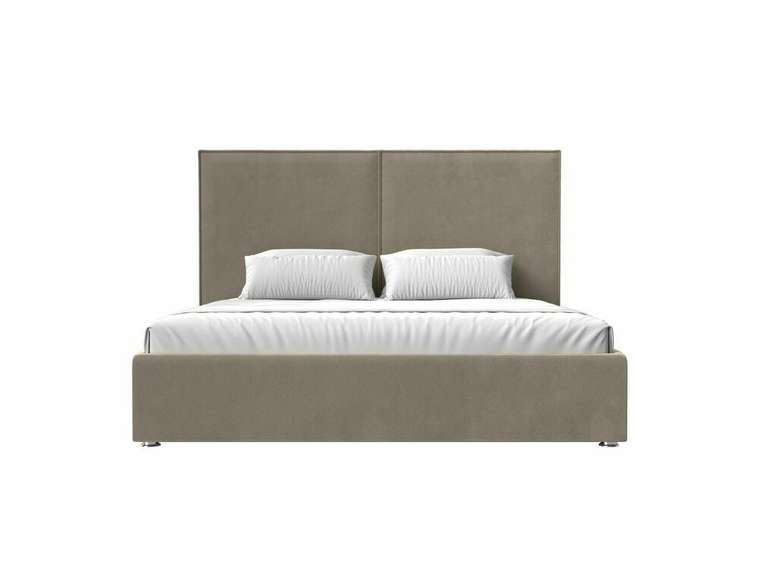 Кровать Аура 160х200 с подъемным механизмом бежевого цвета