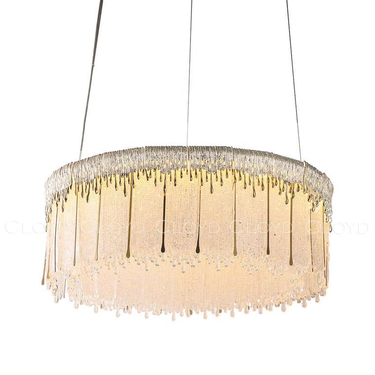 Подвесная люстра CONSONANCE C1 бело-золотого цвета