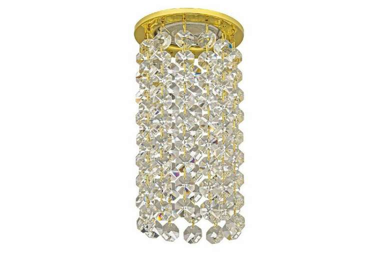 Встраиваемый светильник Osimo Gold Osimo GU10.5.14.8.110 G (хрусталь, цвет прозрачный)