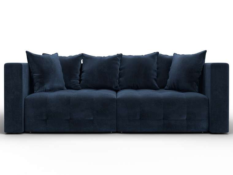 Диван-кровать Лига-052 темно-синего цвета