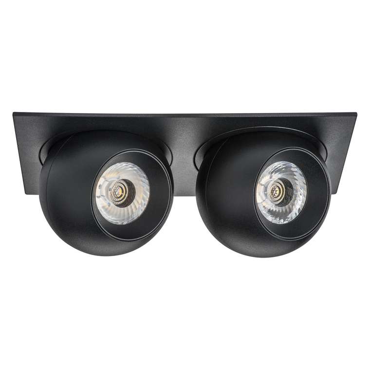 Светильник INTERO LED 9W*2 850LM*2 24G ЧЕРНЫЙ 4000K (217527+217074+217074)