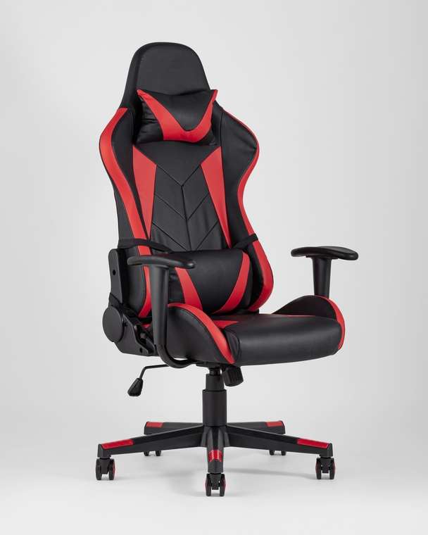 Кресло игровое Top Chairs Gallardo красно-черного цвета