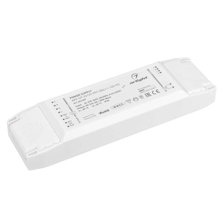 Блок питания ARV 041387 (пластик, цвет белый)