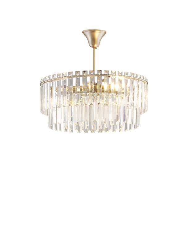 Люстра подвесная Crystal V10737-6P цвета хром