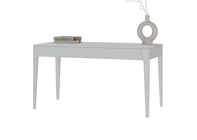 Стол письменный Type oak белого цвета