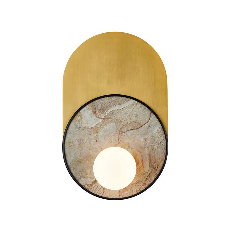 Бра Messier зеленый песчаник металл 1*G9LED*9W, excluded