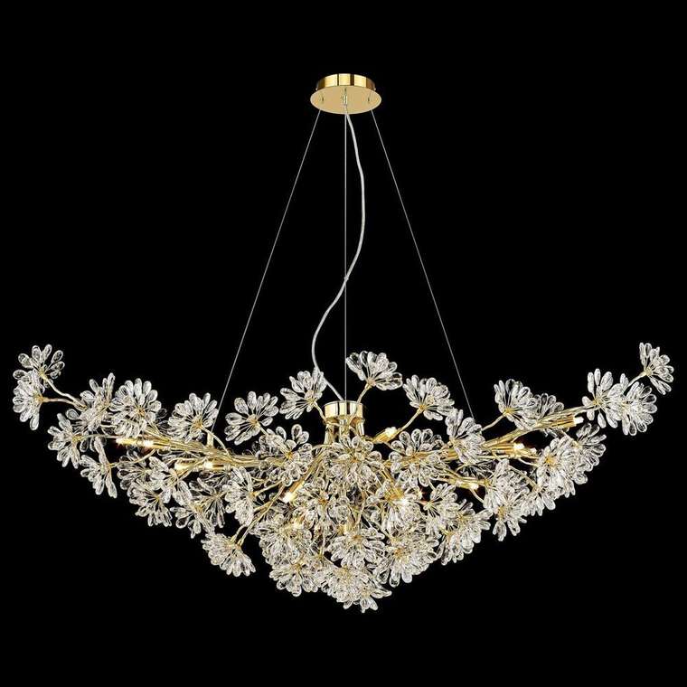 Подвесная люстра Darleen WE191.15.323 (хрусталь, цвет прозрачный)