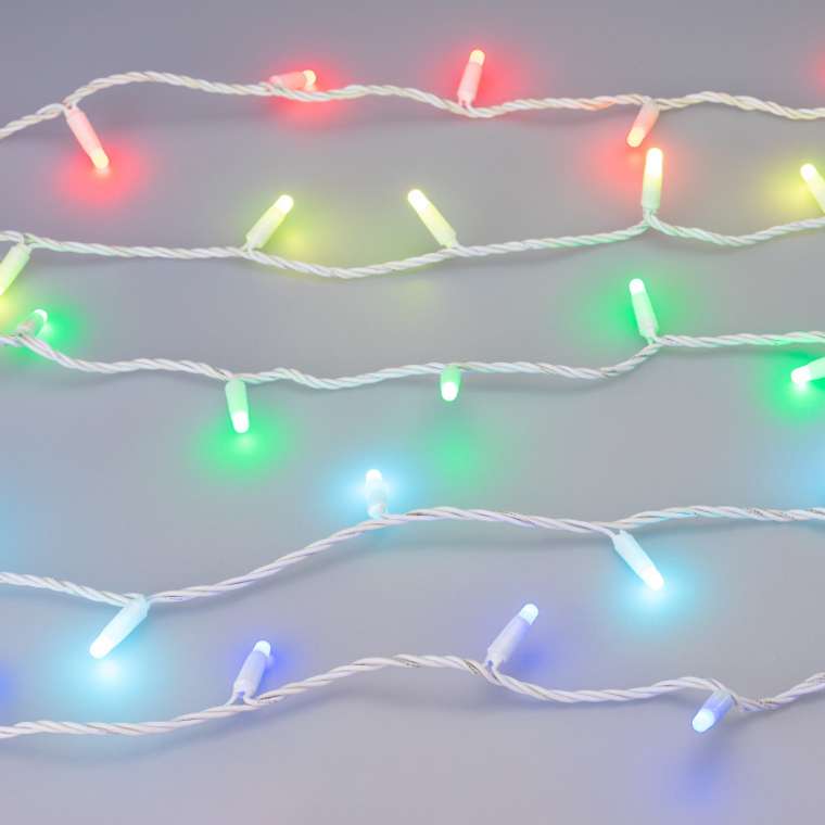 Светодиодная гирлянда ARD-STRING-CLASSIC-10000-WHITE-95LED-MILK-LIVE RGBW-DMX (24V, 10W) (Ardecoled, IP65) 031749